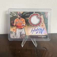 2024 Topps Holiday Mega Box Autographed Relic Card José Abreu #ARC-JA  /25