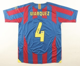 Rafael Marquez Signed Barcelona F.C. Nike Authentic Jersey (Beckett)
