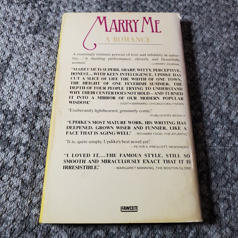 Marry Me & Rabbit Run John Updike 2 Vintage Paperback Book Lot | eBay