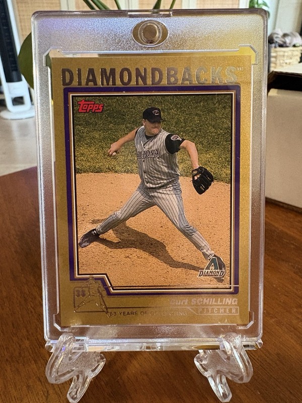 2004 Topps Curt Schilling #125 Gold /2004 Diamondback!