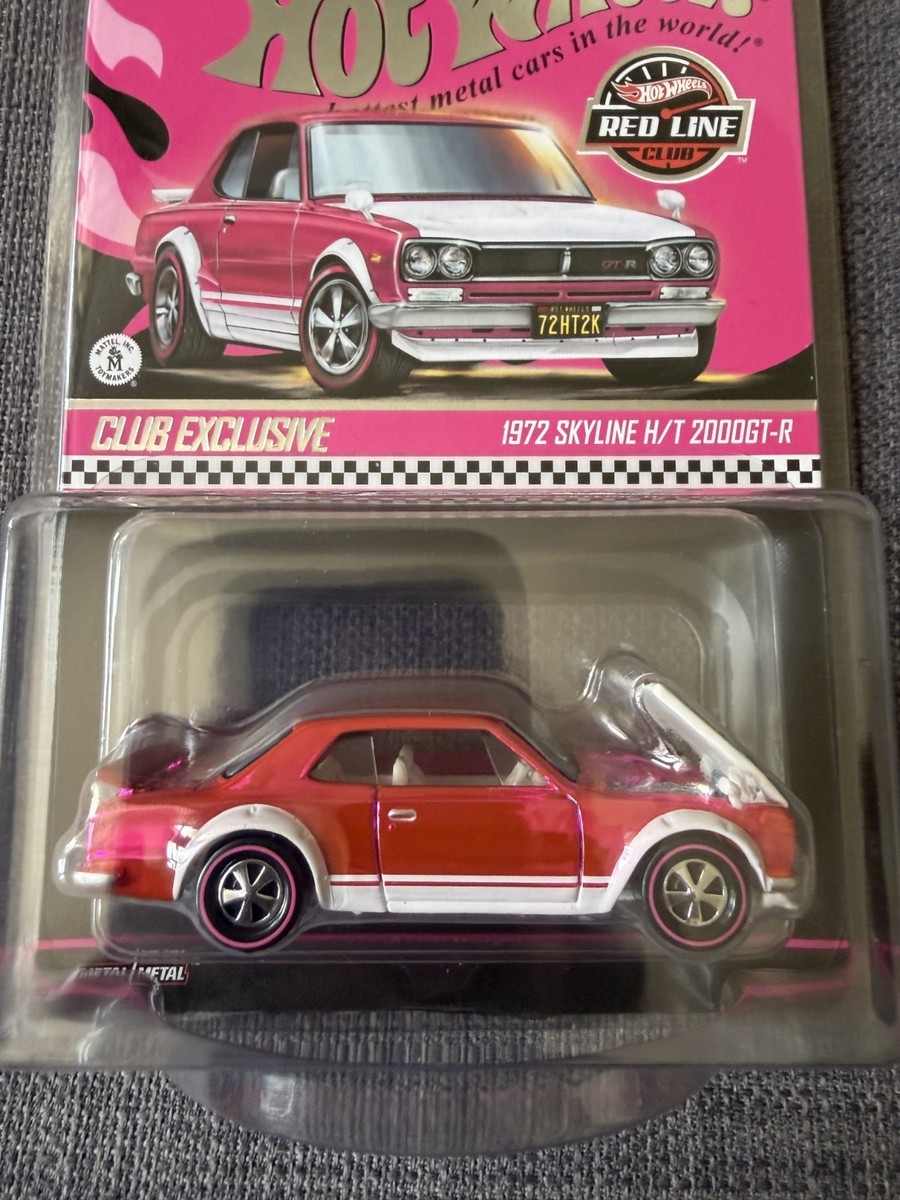 Hot Wheels RLC Overdrive Exclusive Pink 1972 Skyline H/T 2000GT-R