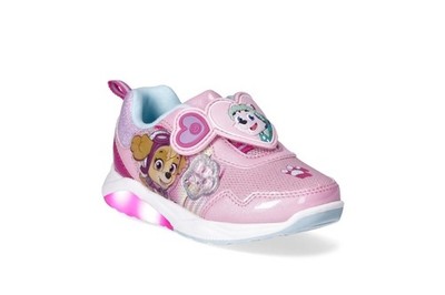 Paw Patrol Toddler Girls Skye and Everest Light-Up Sneakers Pink, Size 12