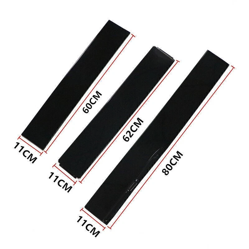 78.7" Side Skirts Extension Rocker Panel Splitters Gloss Black For Subaru Legacy - Imagem 4 de 4