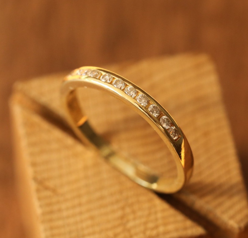 Half Eternity Diamond Ring