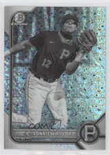2022 Bowman Chrome Prospects Black & Mini-Diamond Refractor Lonnie White Jr 1u6