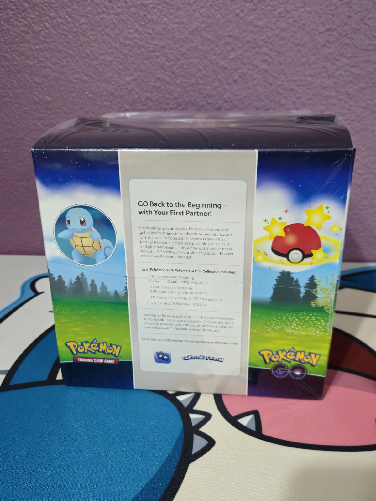 Pokemon GO Pin Collection Display Box Sealed Charmander Squirtle Bulbasaur  - Thumbnail 4