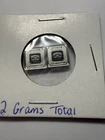 Geiger Edelmetalle 2 Grams Total, 1 Gram Each .999 Pure Silver Bullion
