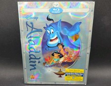Aladdin Blu-ray/DVD, 2015, 2-Disc Set, Diamond Edition W/ Slip Cover New 