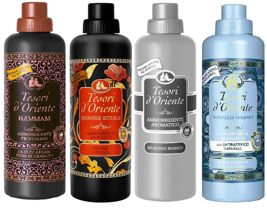 Tesori d´oriente Weichspüler Testpaket 4 x 760ml