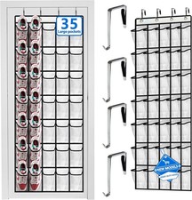 Over the Door Shoe Organizer, 2025 Upgrade 35 Lar Poets for Shoe