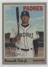 2019 Topps Heritage High Number 1970 Cloth Stickers Fernando Tatis Jr #18 0t02