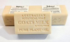 AUSTRALIAN BOTANICAL SOAP - Goats Milk with Soya Bean Oil Bar 6.6 Oz 3 - PCS