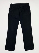Private island pantalone uomo usato W36 tg 50 gamba dritta nero boyfriend T8455