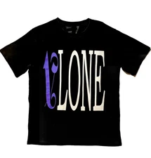 Vlone X Palm Angels Men's Designer Crew Neck Short Sleeve Graphic T-shirt - Med