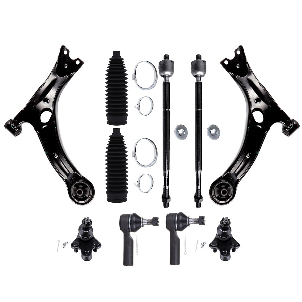 10Pcs Front Tie Rod Control Arm Ball Joint For 03-08 Pontiac Vibe Toyota Matrix