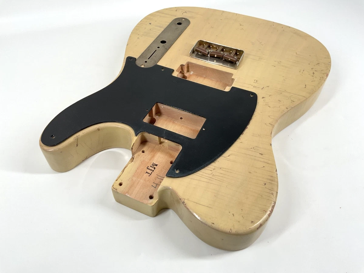 MJT Official Custom Vintage Aged Nitro Guitar Body Mark Jenny VTT Blond