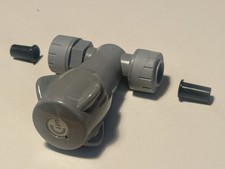 15mm Stop Cock Push Fit With Inserts