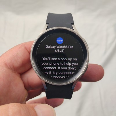 Samsung Galaxy Watch 5 Pro SM-R920 45mm Gray Aluminum GPS 5 Sapphire Crystal 