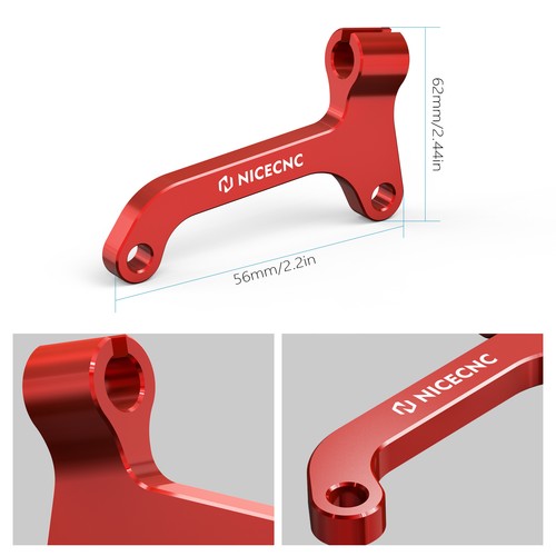 For Honda Sportrax 450 TRX450R Clutch Cable Receiver Bracket #22838-HP1-670 Red - Picture 7 of 10