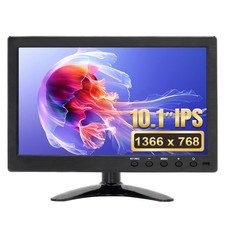 10.1 Inch Small Monitor, with 1366x768 Resolution 60HZ IPS CCTV Monitor Suppo...
