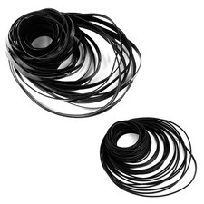 100 Pcs Recorder Rubber Belts - Cassette Recorder Repair Maintenance Mix Flat...