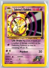 SABRINA'S KADABRA 58/132 GYM CHALLENGE 2000 on eBay