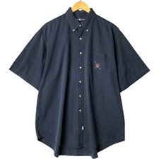 Used Ralph Lauren short-sleeved button-down shirt men's size XL