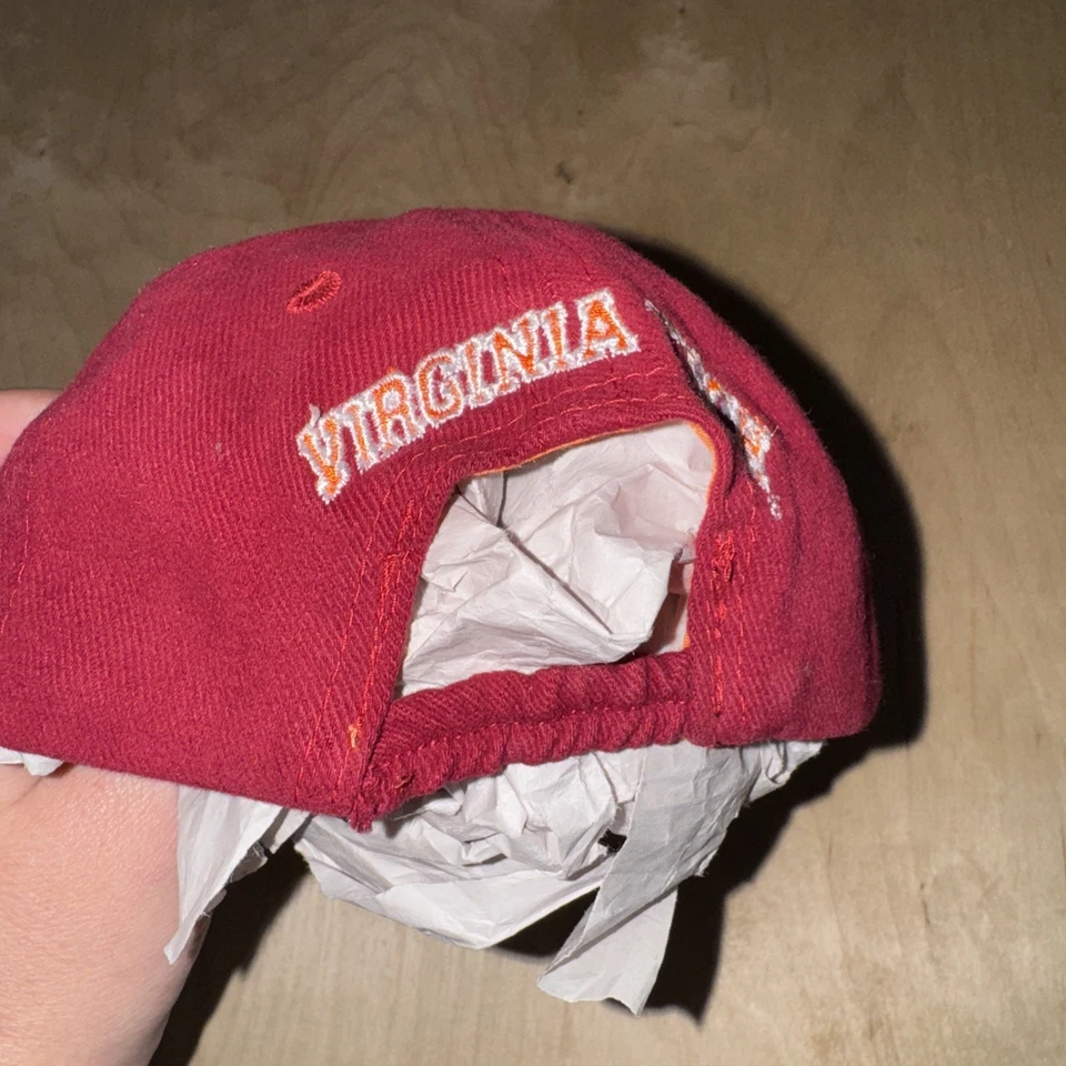 Gorra de béisbol Adidas Virginia Tech talla infantil Foto 3 de 4