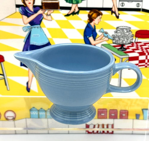 Fiestaware Individual Creamer Periwinkle Blue Fiesta Post 86