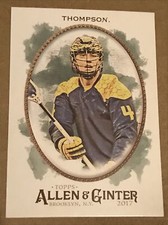 Lyle Thompson 2017 Topps Allen & Ginter Lacrosse Player Onondaga Rookie Card