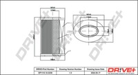 Dr!ve+ DP1110.10.0239 Luftfilter FüR Alfa Romeo
