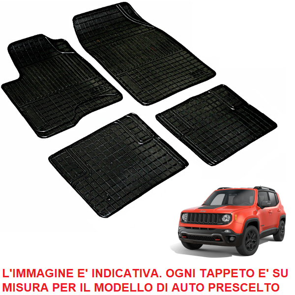 Tappetini per auto in gomma, la sicurezza si fa bella