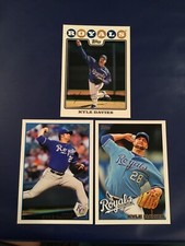2008 2009 2010 Topps #382 #498 #597 KYLE DAVIES Lot 3 Royals Nice !