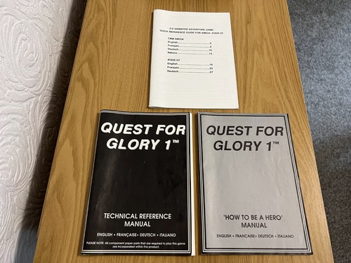 Sierra Quest for Glory 1 Amiga Game - Fully Working -👽👾Retro Gift Idea👾👽 - Afbeelding 11 van 24