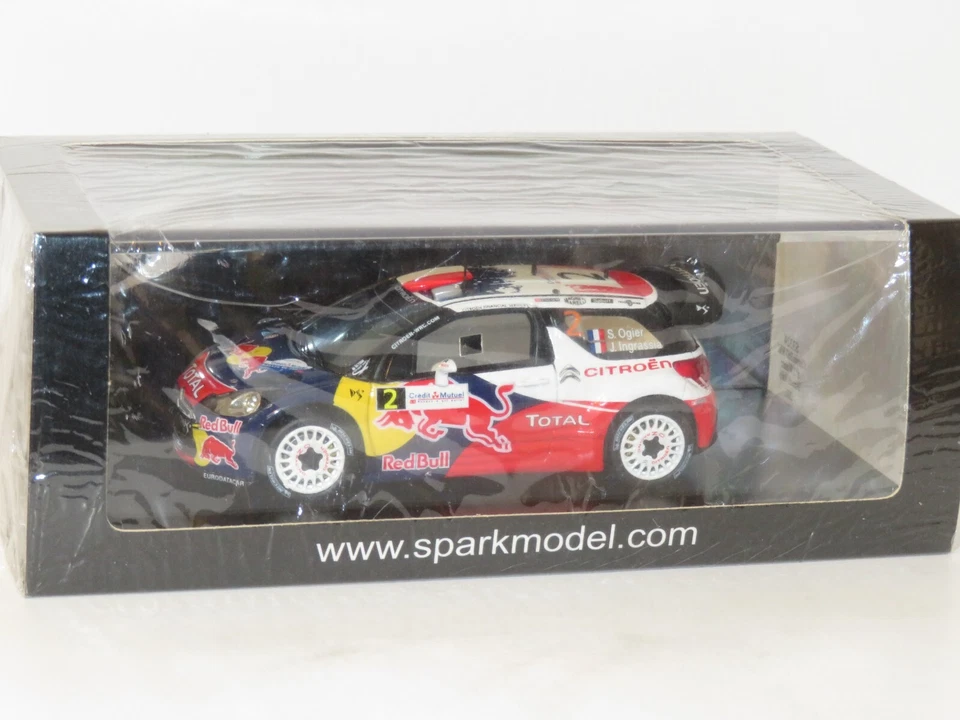 1/43 Citroen DS3 WRC  Red Bull   Winners Rally France Alsace  2011  #2 S.Ogier - Image 2 of 4
