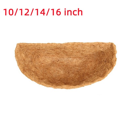 1~5X Wall Basket Planter Liners Co-co Fibre Coconut Garden Manger Shape Liner - Picture 7 of 24