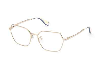 Adidas OR5063 032 Gold/White Square Optical Eyeglasses Frame 53-16-140