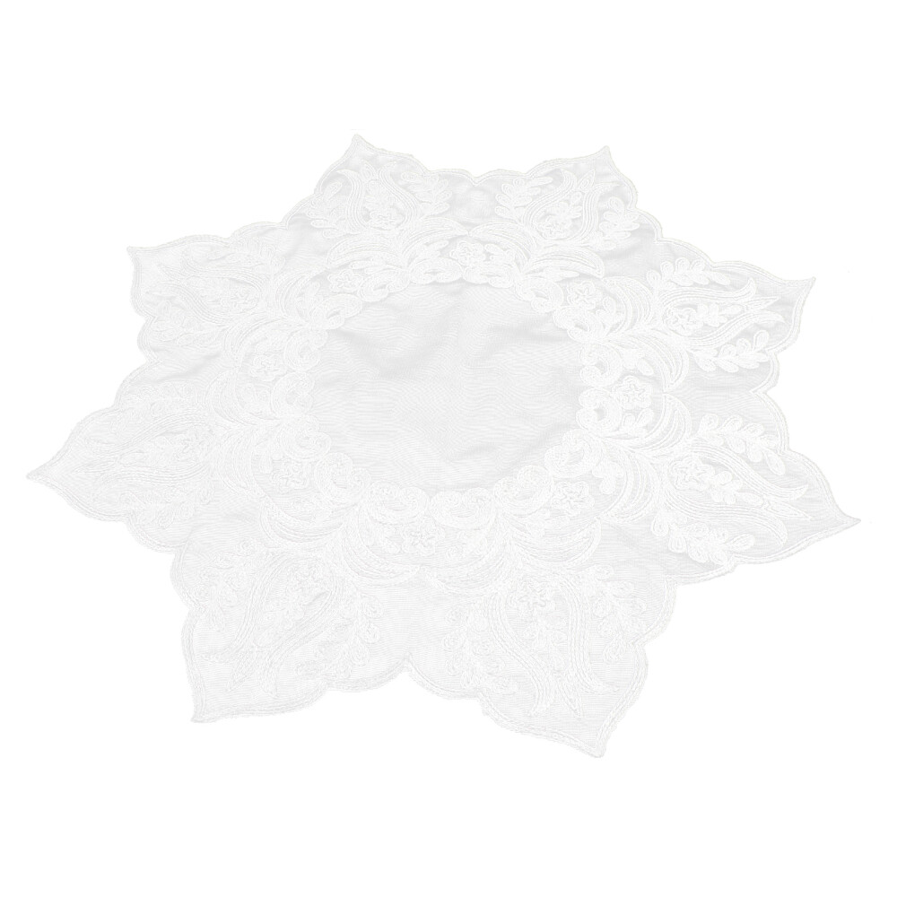 White Lace Dust Cloth Decorative Doilies Vintage Tablecloths eBay