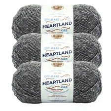 (3 Pack) Lion Brand Yarn 136-149R Heartland Yarn, Great Smoky Mountains