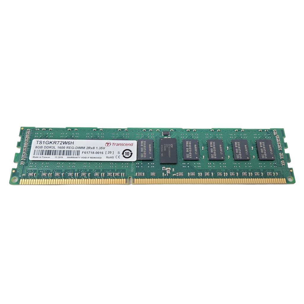 Transcend 8GB DDR3L-1600 R-DIMM ECC Registered TS1GKR72W6H UK