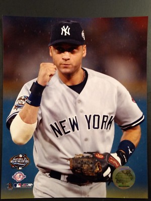 DEREK JETER 2003 World Series Game Three 8X10 Photo #4 NEW YORK
