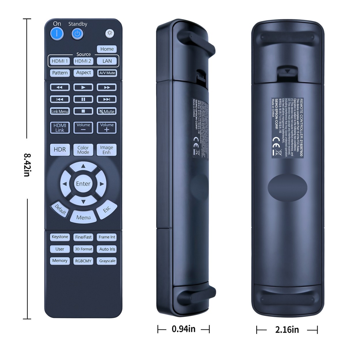 Remote Control For Epson 2198638 / 219863800 Projector -New | eBay
