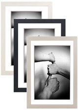 Bilderrahmen Rahmen Alis mit Passepartout für Bilder und Fotos