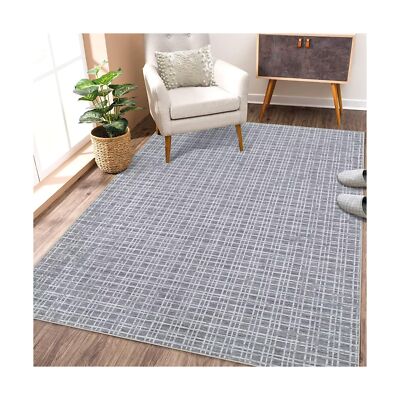 WESTLOOM 9x12 Area Rugs Machine Washable Area Rugs for Living Room Black Mode...