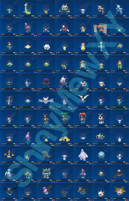 Any/Every Shiny 6IV Ribbon Master XXXL 5th Gen Pokemon Scarlet/Violet HOME