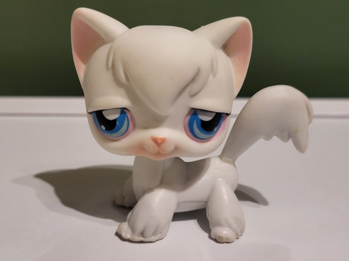 LPS #09 LITTLEST PETSHOP ORIGINAL AUTHENTIC CHAT ANGORA CAT ANGORA