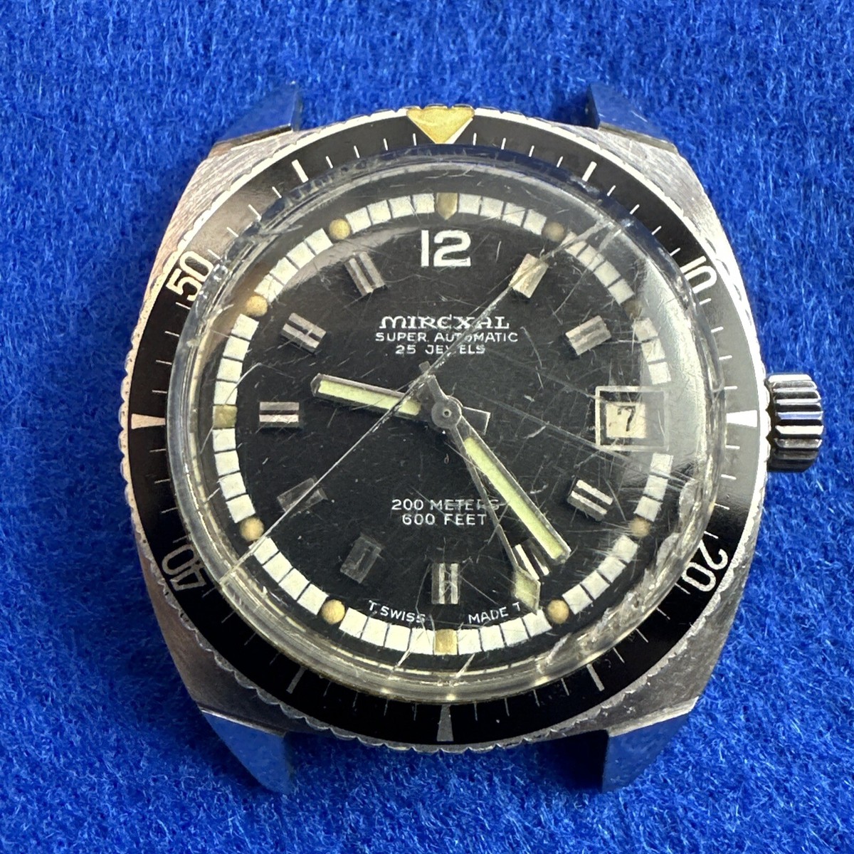 Vintage - Mirexal Super Automatic 200m Skin Diver from the 60's
