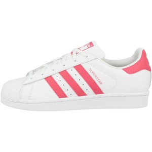 adidas superstar white pink