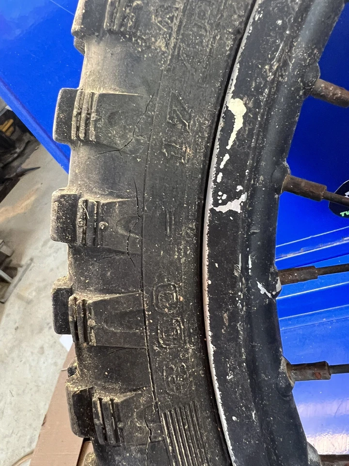 Honda CR80R CR80 CR 80 85 2001 01 OEM rueda delantera 17"  Foto 4 de 4