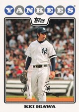 Kei Igawa Topps 2008 Baseball Card #188
